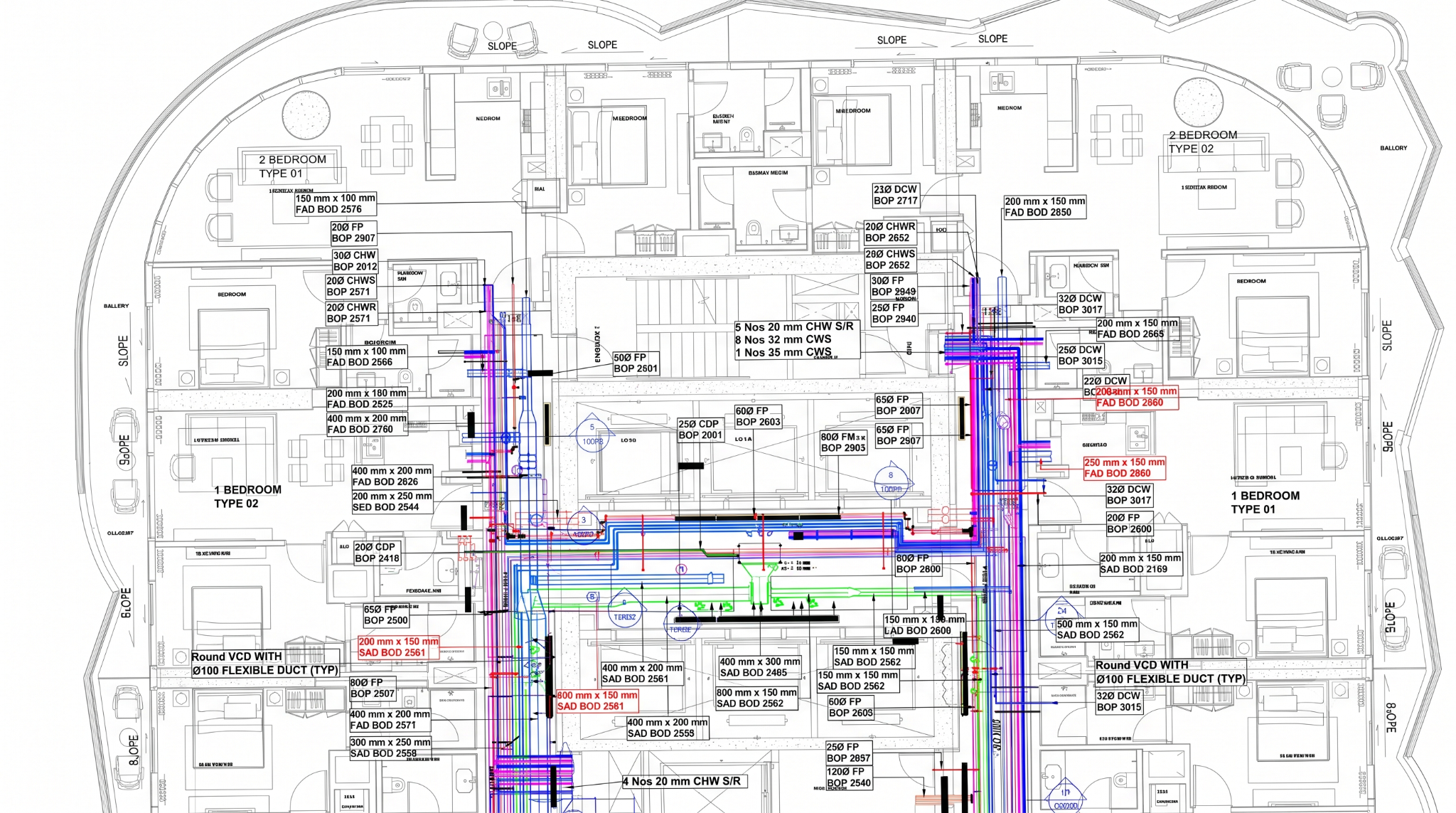 MEP design and development drawing